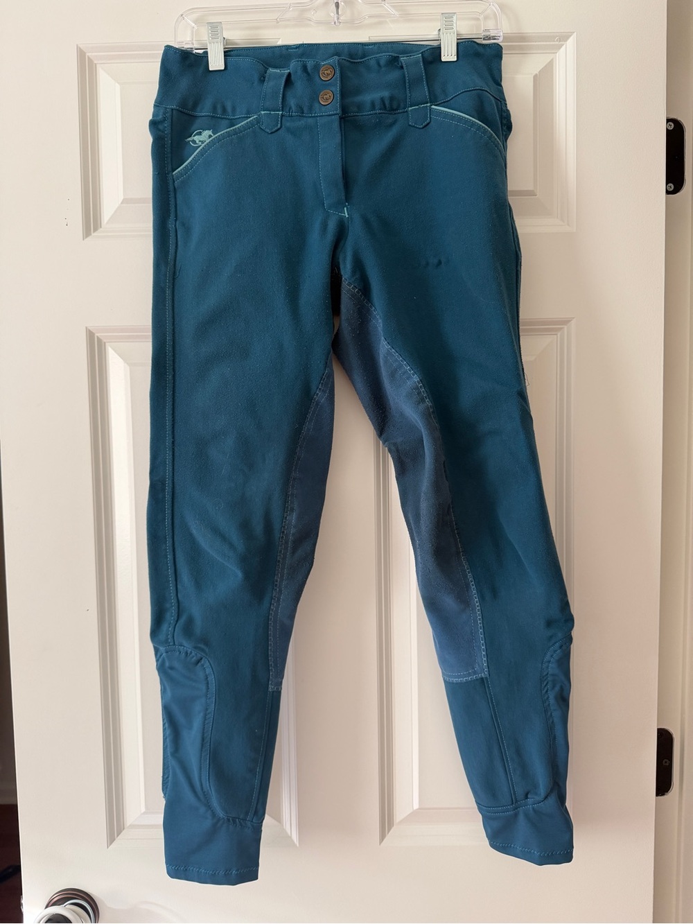 Smartpak piper Teal Equestrian Breeches with full seat 28L